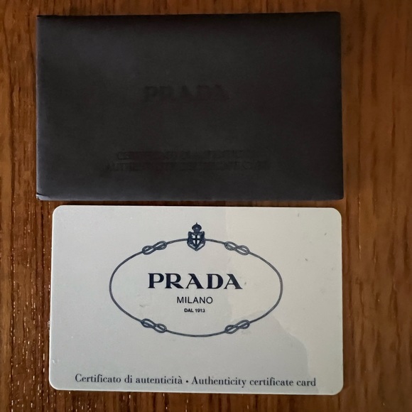 Prada Eyeglasses Crystal Black 1AB-101 clear lens New No tags Case Certificate - Picture 2 of 4